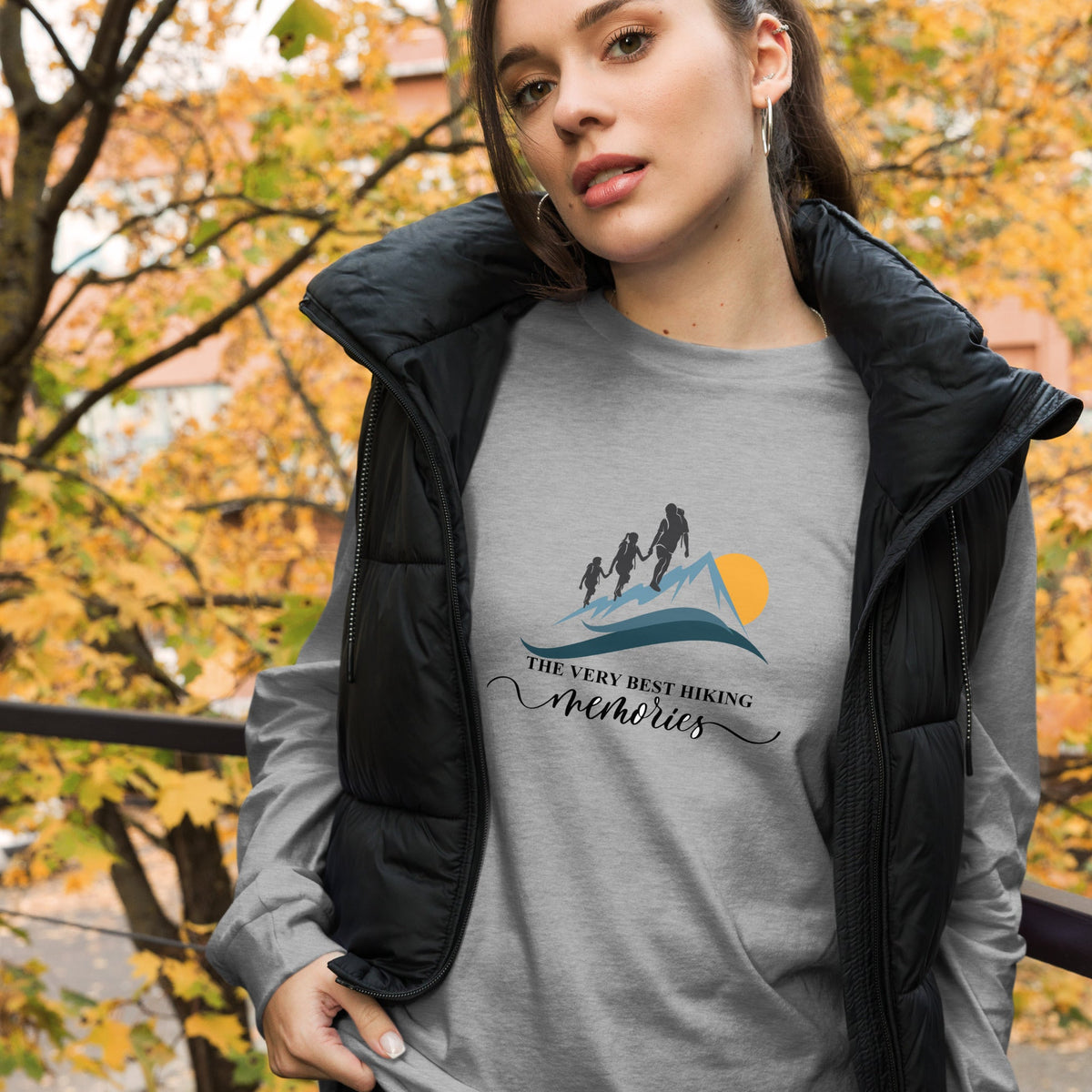 Hiking Alpine the  Best Memories Unisex Long Sleeve Tee