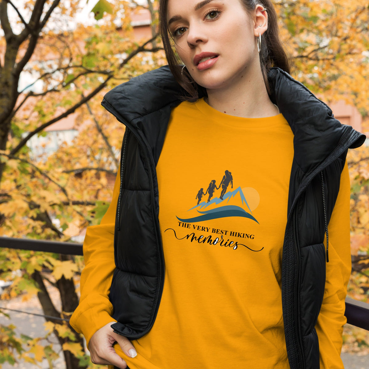 Hiking Alpine the  Best Memories Unisex Long Sleeve Tee