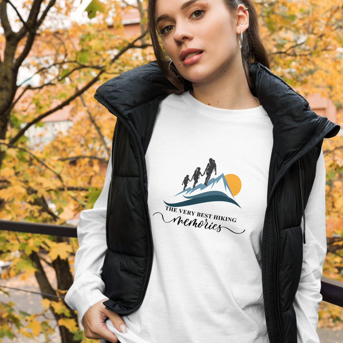Hiking Alpine the  Best Memories Unisex Long Sleeve Tee