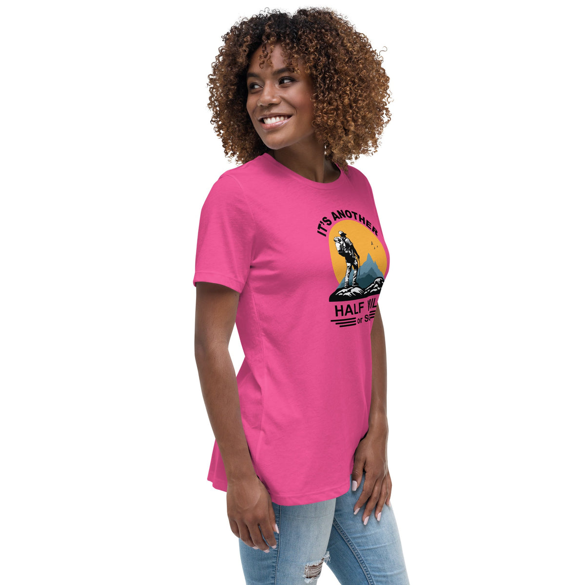 Hiking Alpine It's Just Another Half Mile Women's Relaxed T-Shirt